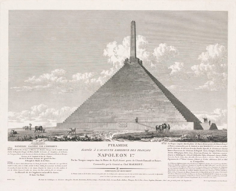 Pyramide van Austerlitz, 1805, Louis Pierre Baltard, 1805